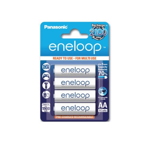Vỉ 4 viên pin Panasonic Eneloop AA (2100 lần sạc)